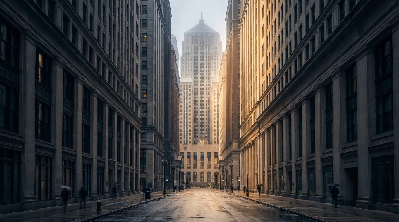 LaSalle Street in the Chicago Loop