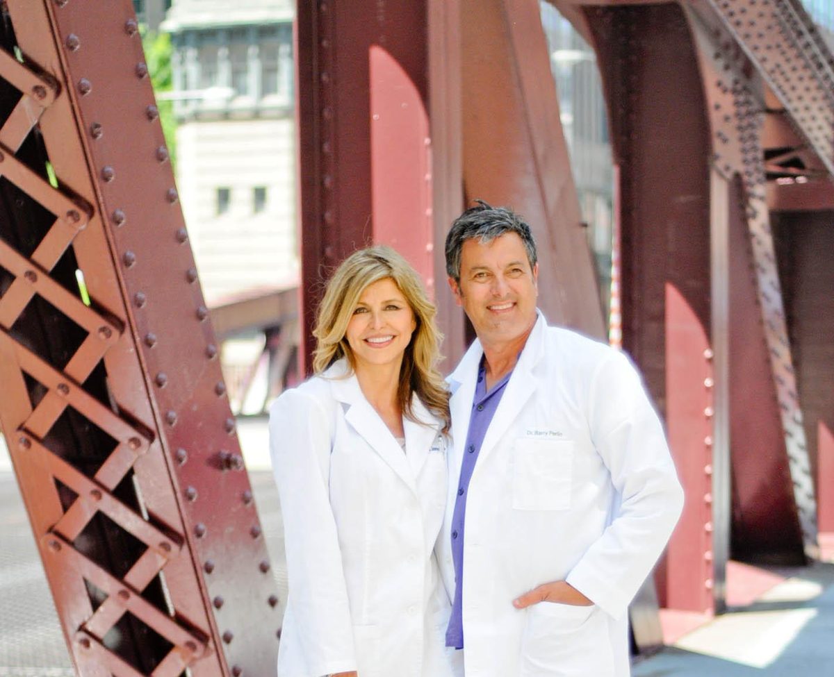 Dr. Lina Jonynas and Dr. Barry Perlin in downtown Chicago